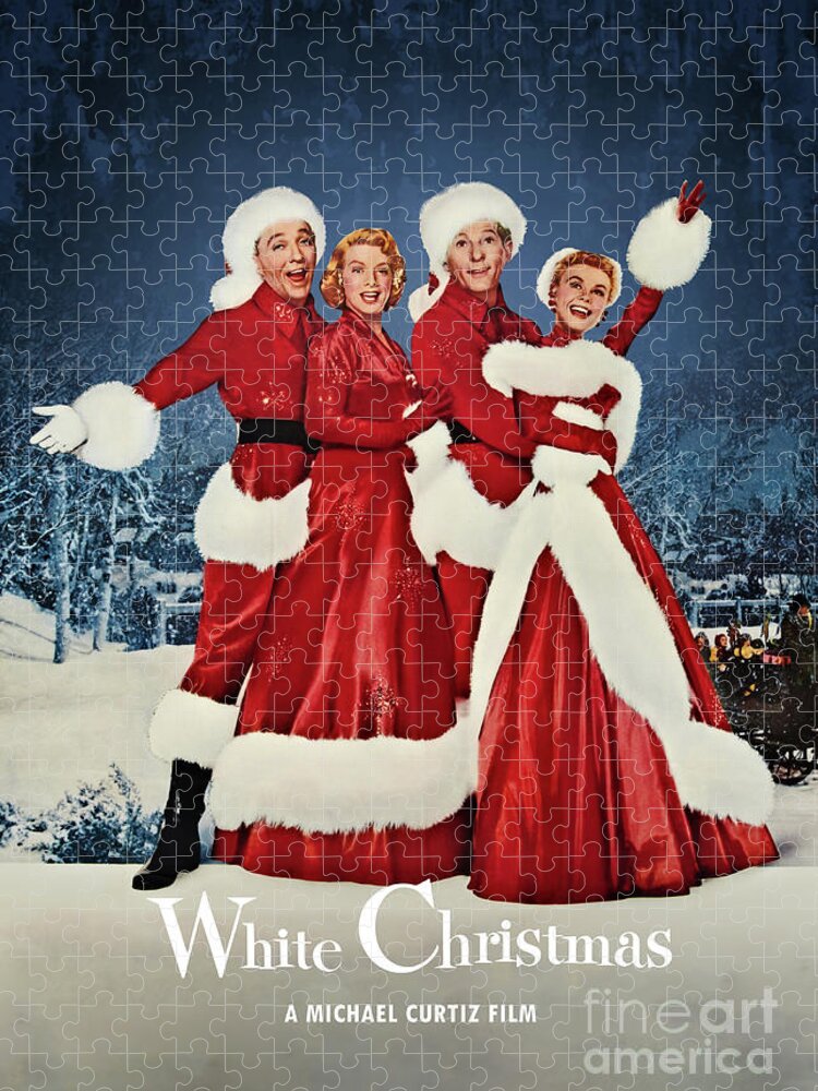 White Christmas Jigsaw Puzzle by Bo Kev - PX Puzzles White Christmas Jigsaw Puzzle by Bo Kev - PX Puzzles
