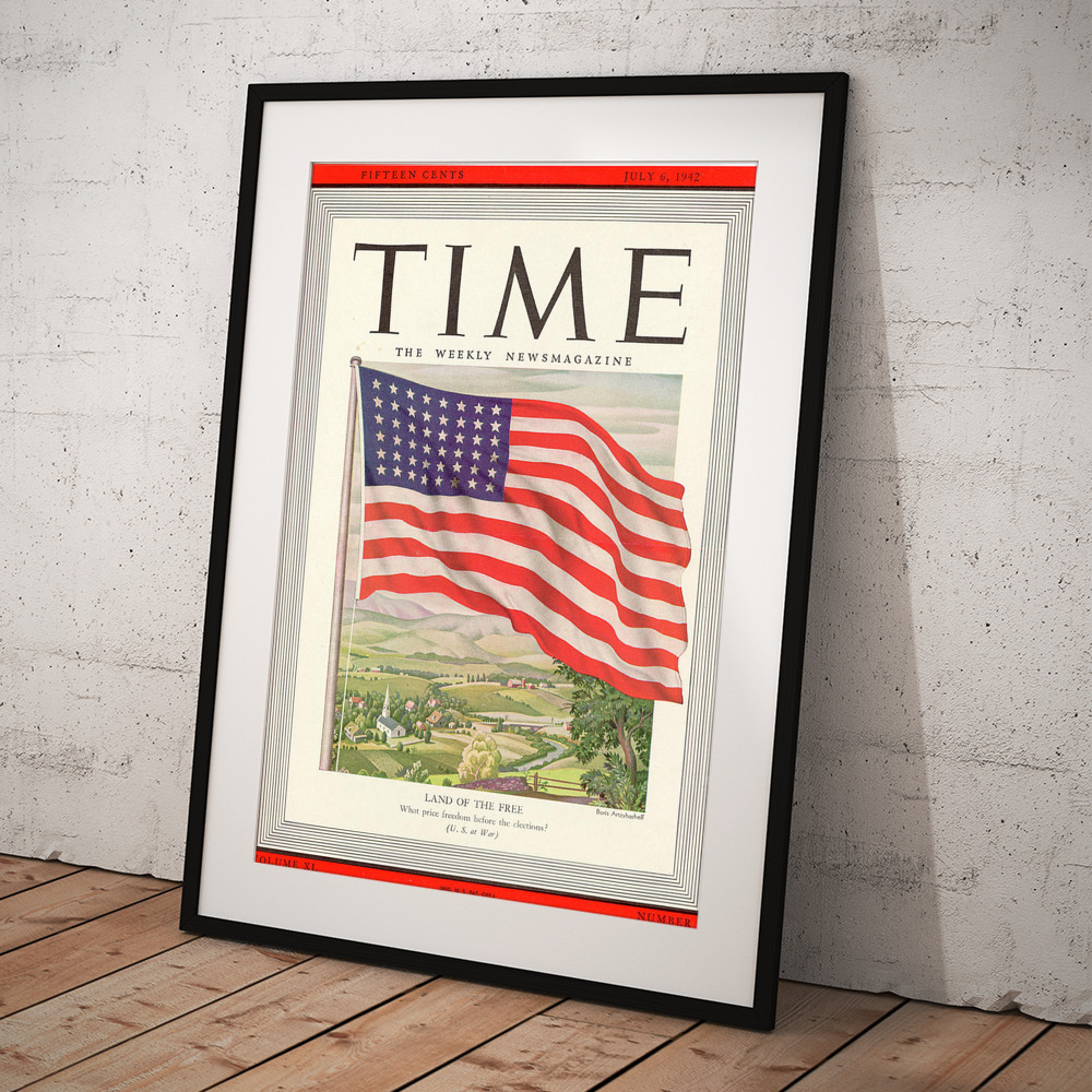 Land of the Free - 1942 Art Print by Boris Artzybasheff - TIME