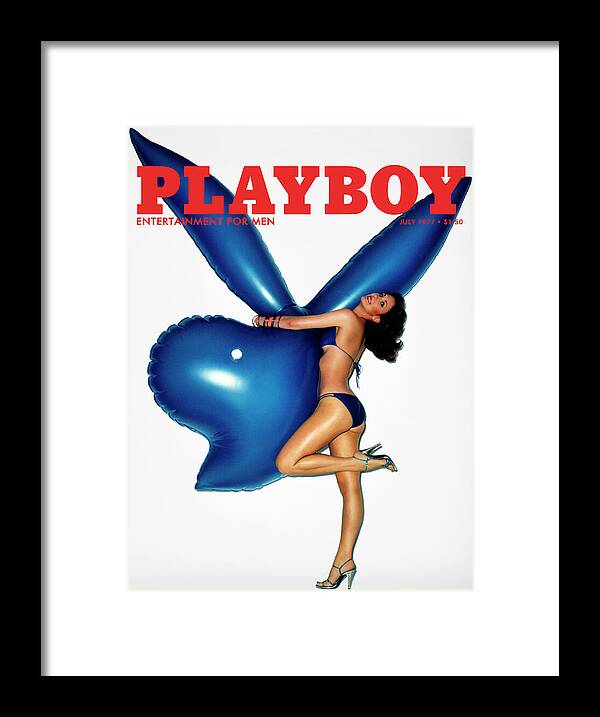 Pamela Serpe on Playboy July 1977 Cover Framed Print Pamela Serpe on Playboy July 1977 Cover Framed Print