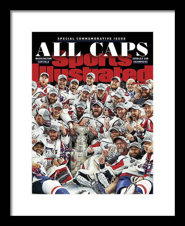 Washington Capitals Stanley Cup Celebration Framed Print featuring the photograph All Caps Washington Capitals, 2018 Nhl Stanley Cup Champions Sports Illustrated Cover by Sports Illustrated Washington Capitals Stanley Cup Celebration Framed Print featuring the photograph All Caps Washington Capitals, 2018 Nhl Stanley Cup Champions Sports Illustrated Cover by Sports Illustrated