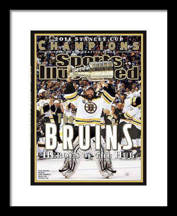 Bruins Win 2011 Stanley Cup Framed Print featuring the photograph Boston Bruins, 2011 Nhl Stanley Cup Champions Sports Illustrated Cover by Sports Illustrated Bruins Win 2011 Stanley Cup Framed Print featuring the photograph Boston Bruins, 2011 Nhl Stanley Cup Champions Sports Illustrated Cover by Sports Illustrated