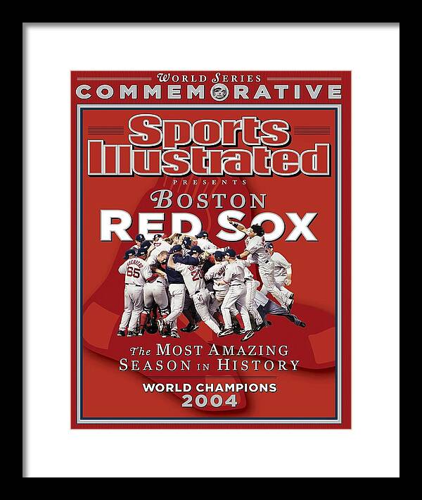 Boston Red Sox World Series Victory Framed Print featuring the photograph Boston Red Sox Vs St. Louis Cardinals, 2004 World Series Sports Illustrated Cover by Sports Illustrated Boston Red Sox World Series Victory Framed Print featuring the photograph Boston Red Sox Vs St. Louis Cardinals, 2004 World Series Sports Illustrated Cover by Sports Illustrated