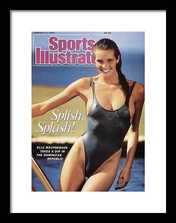 Elle Macpherson Swimsuit Cover Framed Print featuring the photograph Elle Macpherson Swimsuit 1987 Sports Illustrated Cover by Sports Illustrated Elle Macpherson Swimsuit Cover Framed Print featuring the photograph Elle Macpherson Swimsuit 1987 Sports Illustrated Cover by Sports Illustrated