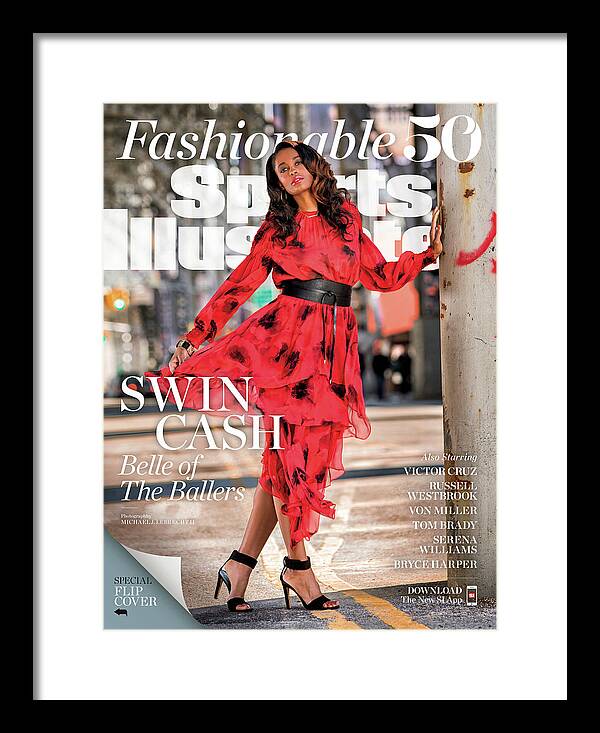 Swin Cash on Sports Illustrated Cover Framed Print featuring the photograph Fashionable 50 New York Liberty Forward Swin Cash Sports Illustrated Cover by Sports Illustrated Swin Cash on Sports Illustrated Cover Framed Print featuring the photograph Fashionable 50 New York Liberty Forward Swin Cash Sports Illustrated Cover by Sports Illustrated