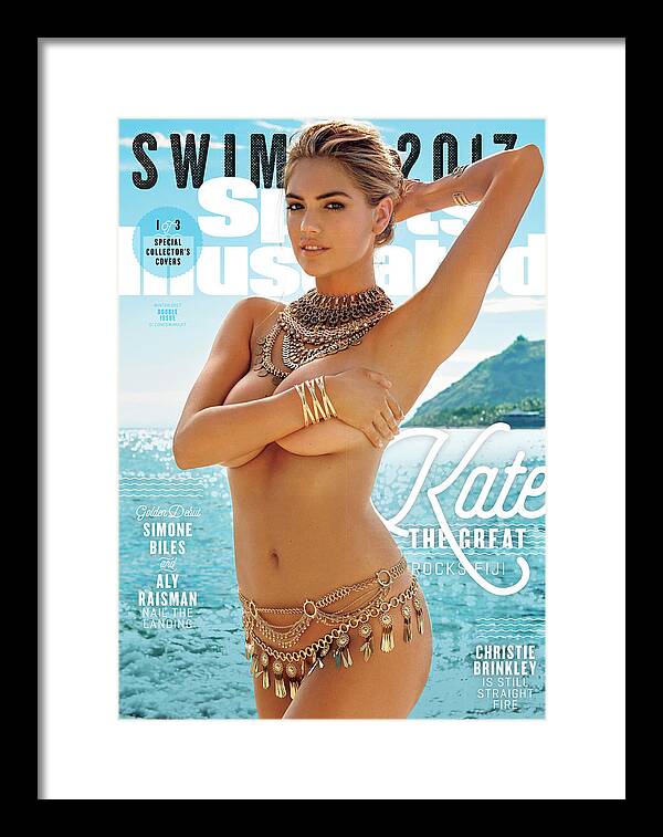 Tropical Beach Fashion Framed Print featuring the photograph Kate Upton Swimsuit 2017 Sports Illustrated Cover by Sports Illustrated Tropical Beach Fashion Framed Print featuring the photograph Kate Upton Swimsuit 2017 Sports Illustrated Cover by Sports Illustrated