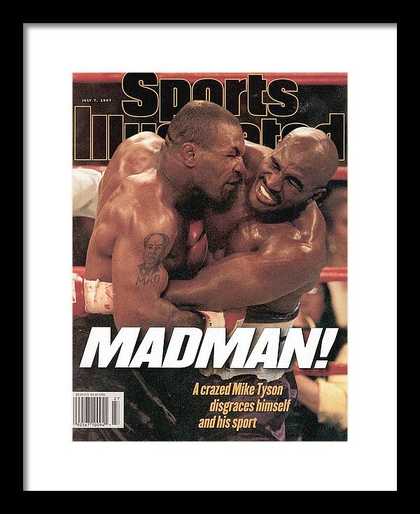 Mike Tyson and Evander Holyfield Boxer’s Clash Framed Print featuring the photograph Mike Tyson Vs Evander Holyfield, 1997 Wba Heavyweight Title Sports Illustrated Cover by Sports Illustrated Mike Tyson and Evander Holyfield Boxer’s Clash Framed Print featuring the photograph Mike Tyson Vs Evander Holyfield, 1997 Wba Heavyweight Title Sports Illustrated Cover by Sports Illustrated