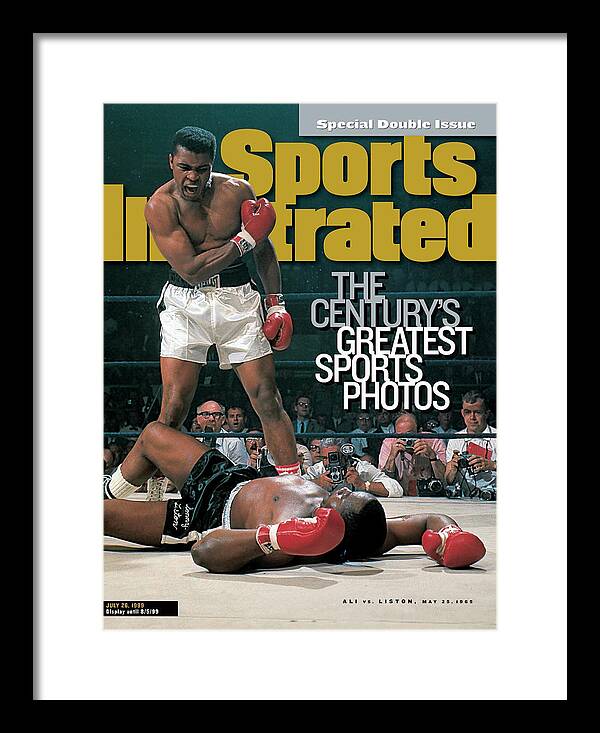 Muhammad Ali vs Sonny Liston Knockout Framed Print featuring the photograph Muhammad Ali, 1965 World Heavyweight Title Sports Illustrated Cover by Sports Illustrated Muhammad Ali vs Sonny Liston Knockout Framed Print featuring the photograph Muhammad Ali, 1965 World Heavyweight Title Sports Illustrated Cover by Sports Illustrated