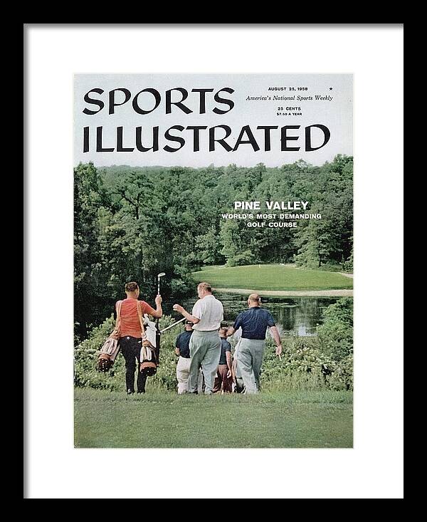 Golfers at Pine Valley Framed Print featuring the photograph Pine Valley Golf Club Sports Illustrated Cover by Sports Illustrated Golfers at Pine Valley Framed Print featuring the photograph Pine Valley Golf Club Sports Illustrated Cover by Sports Illustrated