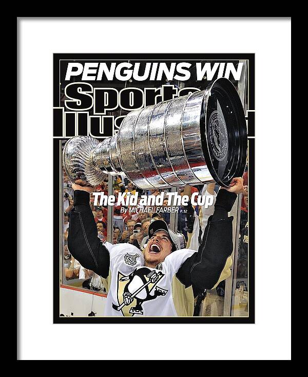 Penguins Celebrate Hockey Victory Framed Print featuring the photograph Pittsburgh Penguins Sidney Crosby, 2009 Nhl Stanley Cup Sports Illustrated Cover by Sports Illustrated Penguins Celebrate Hockey Victory Framed Print featuring the photograph Pittsburgh Penguins Sidney Crosby, 2009 Nhl Stanley Cup Sports Illustrated Cover by Sports Illustrated