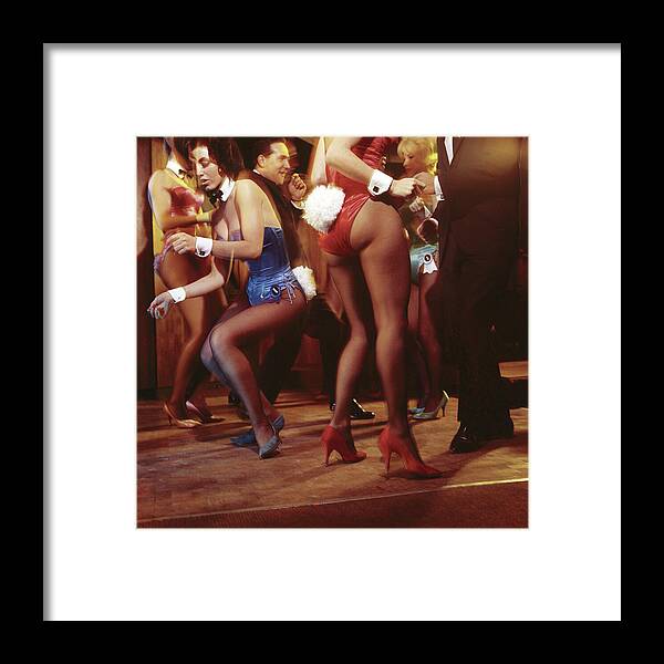 Bunnies Dancing at 1963 Playboy Club Framed Print Bunnies Dancing at 1963 Playboy Club Framed Print