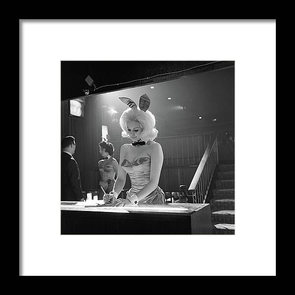 Jan Roberts at Playboy Club 1962 Framed Print Jan Roberts at Playboy Club 1962 Framed Print