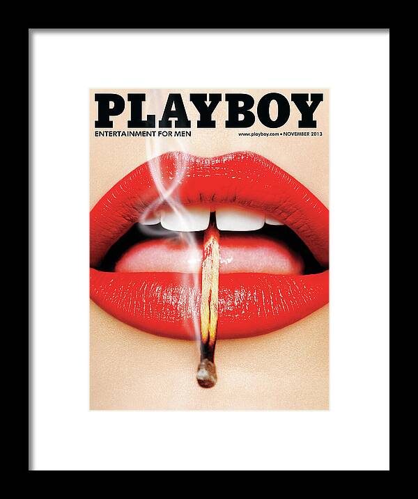 Playboy November 2013 Cover Framed Print Playboy November 2013 Cover Framed Print