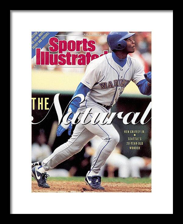 Ken Griffey Jr. on Sports Illustrated Framed Print featuring the photograph Seattle Mariners Ken Griffey Jr... Sports Illustrated Cover by Sports Illustrated Ken Griffey Jr. on Sports Illustrated Framed Print featuring the photograph Seattle Mariners Ken Griffey Jr... Sports Illustrated Cover by Sports Illustrated