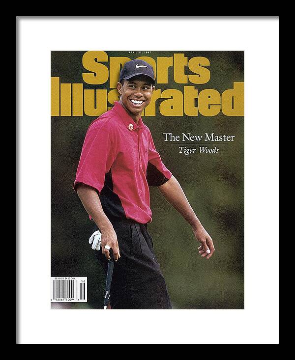 Tiger Woods Celebrates Victory Framed Print featuring the photograph Tiger Woods, 1997 Masters Sports Illustrated Cover by Sports Illustrated Tiger Woods Celebrates Victory Framed Print featuring the photograph Tiger Woods, 1997 Masters Sports Illustrated Cover by Sports Illustrated