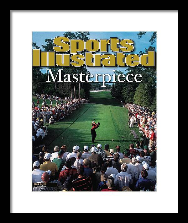 Golf Tournament at Augusta National Framed Print featuring the photograph Tiger Woods, 2001 Masters Sports Illustrated Cover by Sports Illustrated Golf Tournament at Augusta National Framed Print featuring the photograph Tiger Woods, 2001 Masters Sports Illustrated Cover by Sports Illustrated