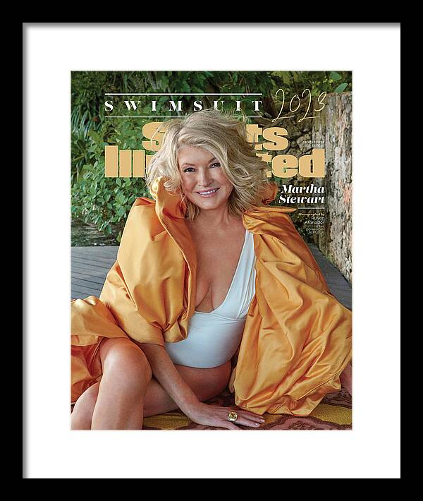 Martha Stewart on 2023 SI Cover Framed Print featuring the photograph 2023 Martha Stewart Sports Illustrated Swimsuit Issue Cover by Sports Illustrated Martha Stewart on 2023 SI Cover Framed Print featuring the photograph 2023 Martha Stewart Sports Illustrated Swimsuit Issue Cover by Sports Illustrated