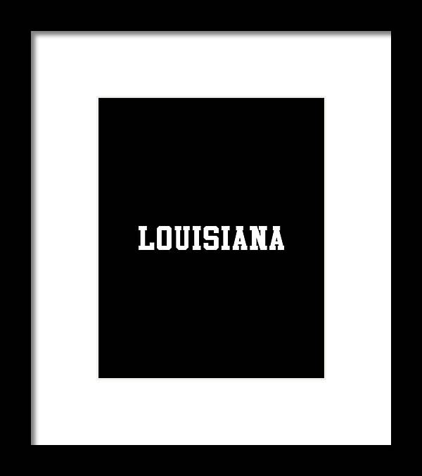 Cool Framed Print featuring the digital art Louisiana by Flippin Sweet Gear Cool Framed Print featuring the digital art Louisiana by Flippin Sweet Gear