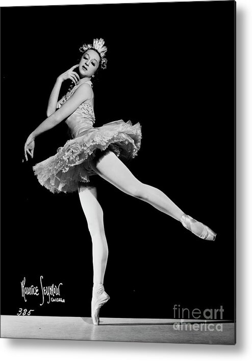 Alexandra Danilova, Russian ballerina Metal Poster by Maurice