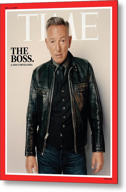 The Boss Bruce Springsteen Metal Print by Andreas Laszlo Konrath for ...