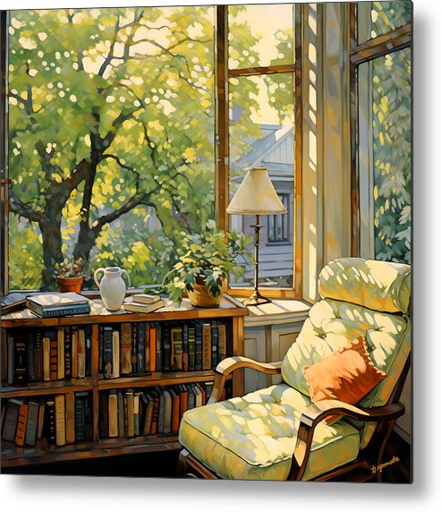 A Quiet Corner Metal Poster by Kaoru Yamada - Metal Posters