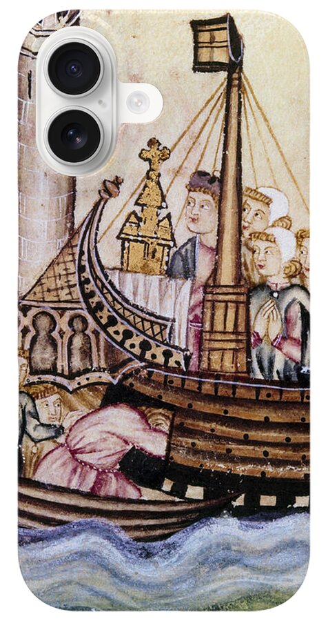 Spain: Medieval Ship iPhone Case by Granger - Granger Art on Demand Spain: Medieval Ship iPhone Case by Granger - Granger Art on Demand