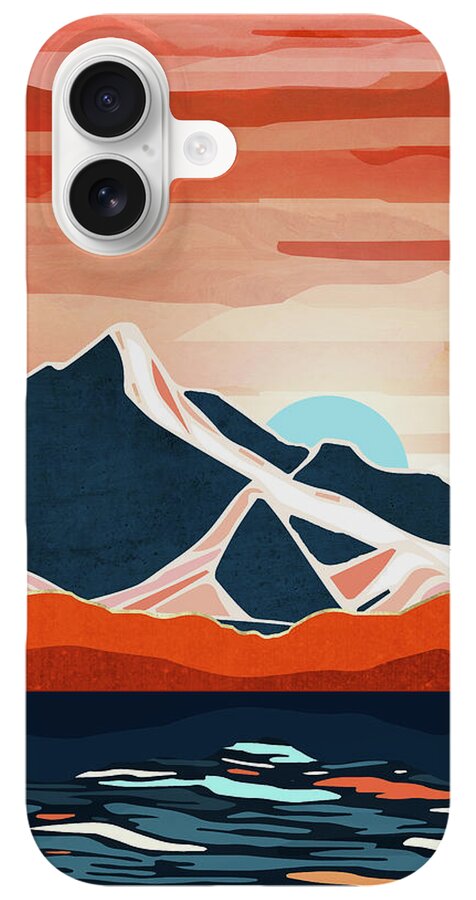 Retro Ocean Sunset iPhone Case by Spacefrog Designs - Space Frog Designs Retro Ocean Sunset iPhone Case by Spacefrog Designs - Space Frog Designs