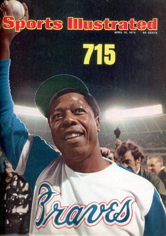 Atlanta Braves Hank Aaron Sports Illustrated Cover Poster by