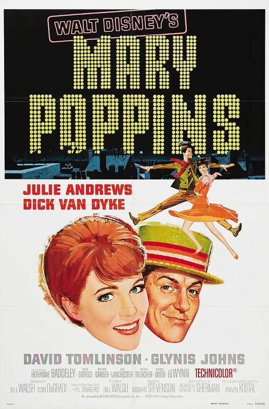 Mary Poppins Movie Poster 1964 Movie Poster