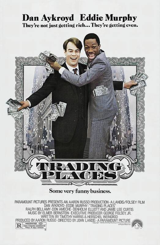 Dan Aykroyd and Eddie Murphy Comedy Movie Poster