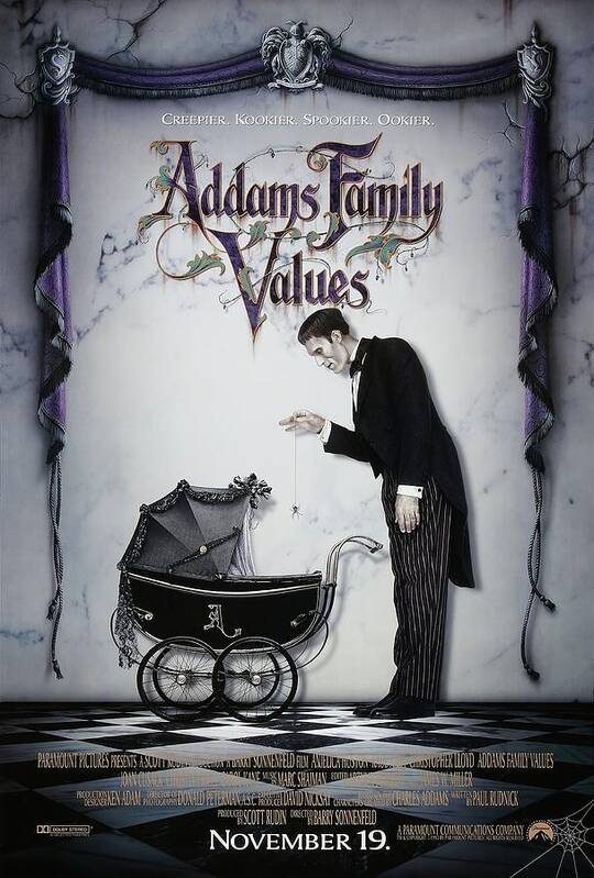 Addams Family Values Poster Movie Poster