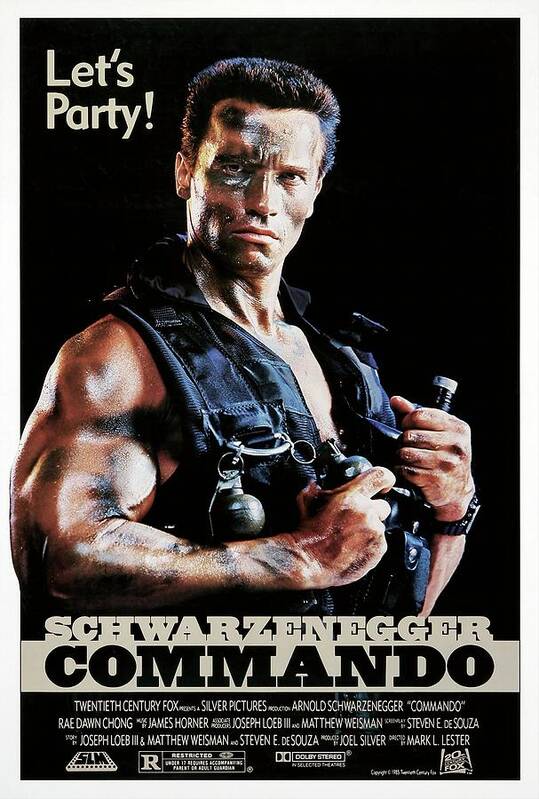 Arnold Schwarzenegger in Commando Poster Movie Poster
