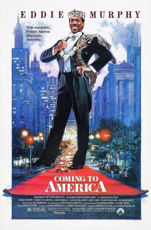 Eddie Murphy in Coming to America Movie Poster