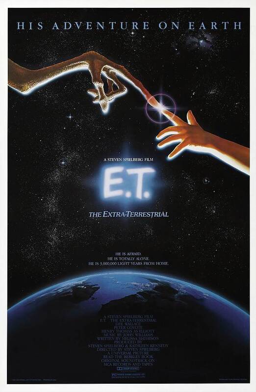 E.T. and Elliott's Iconic Touch Movie Poster