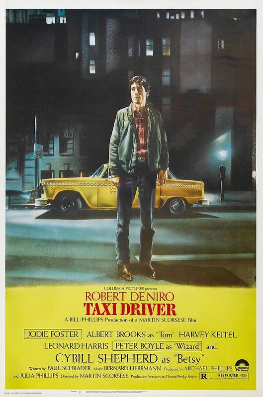 Robert De Niro in Taxi Driver Movie Poster