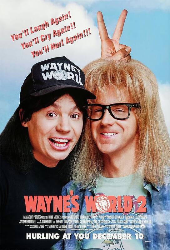 Wayne's World 2 Film Poster Movie Poster