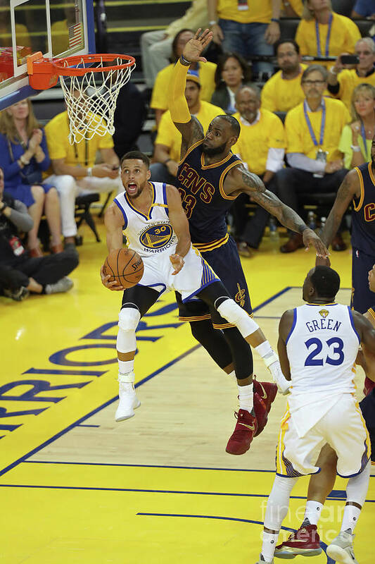 Stephen Curry and Lebron James Poster by Joe Murphy - NBA Photo Store
