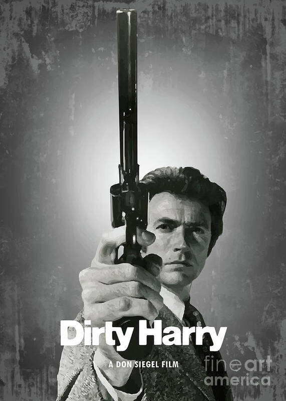 Dirty Harry Poster by Bo Kev - Metal Posters