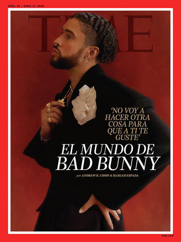 Bad Bunny Poster by Photograph by Elliot and Erick Jimenez for