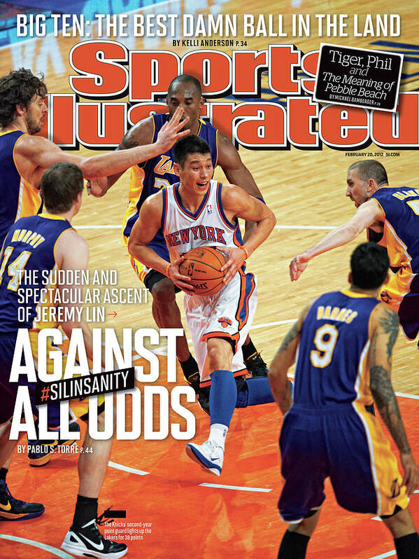 Jeremy Lin's Spectacular Ascent Art Print featuring the photograph Against All Odds The Sudden And Spectacular Ascent Of Sports Illustrated Cover by Sports Illustrated