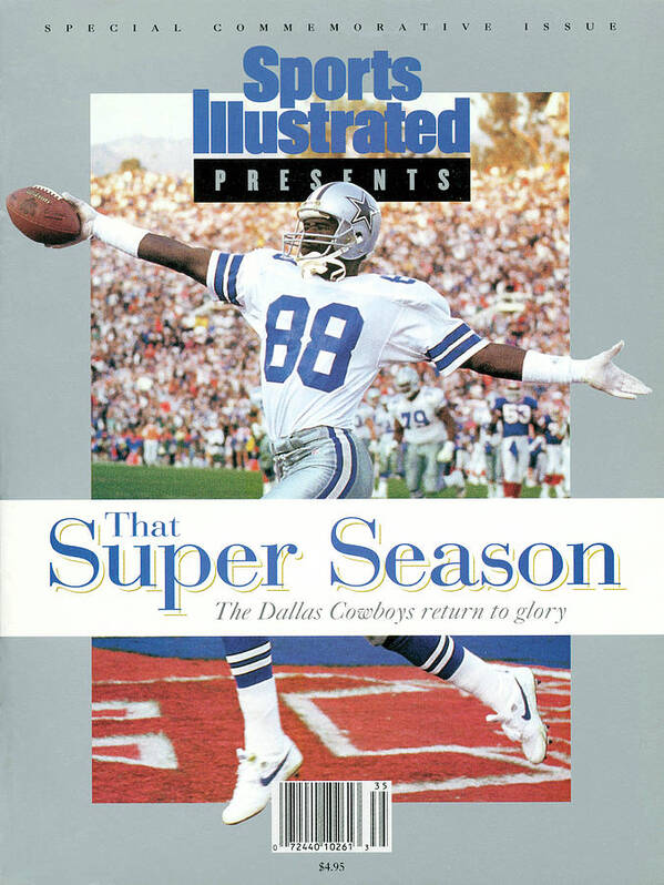 Dallas Cowboys Michael Irvin, Super Bowl Xxvii Sports Illustrated