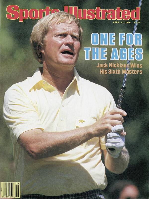 Jack Nicklaus, 1986 Masters Sports Illustrated Cover Art Print by