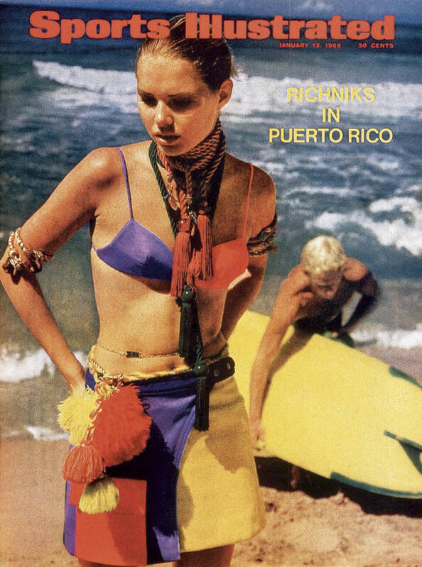 【貴重】T x Sports Illustrated - S.O - C #69 Jamee Becker Swimsuit 1969 Sports Illustrated Cover Art Print by