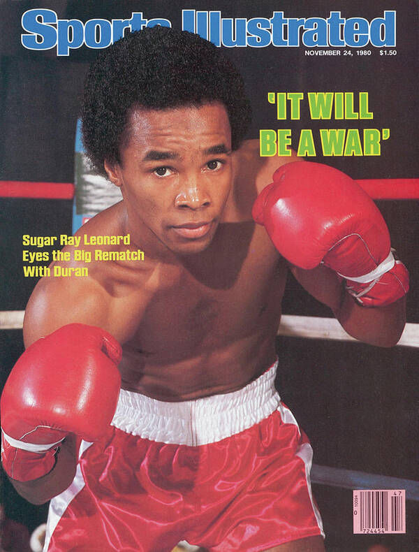 Sugar Ray Leonard ボクシングポスター Sugar Ray Leonard, Welterweight Boxing Sports Illustrated Cover