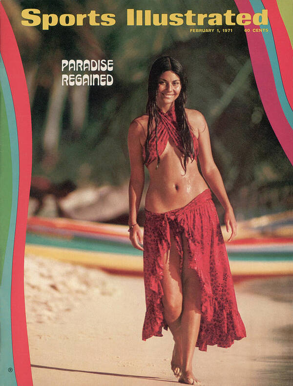 Tannia Rubiano Swimsuit 1971 Sports Illustrated Cover Art Print by