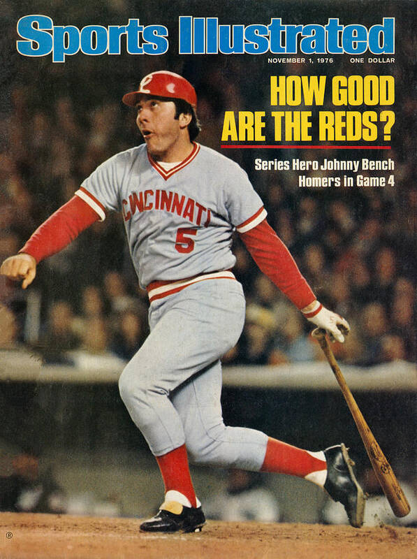 Cincinnati Reds Johnny Bench, 1976 World Series Sports Illustrated