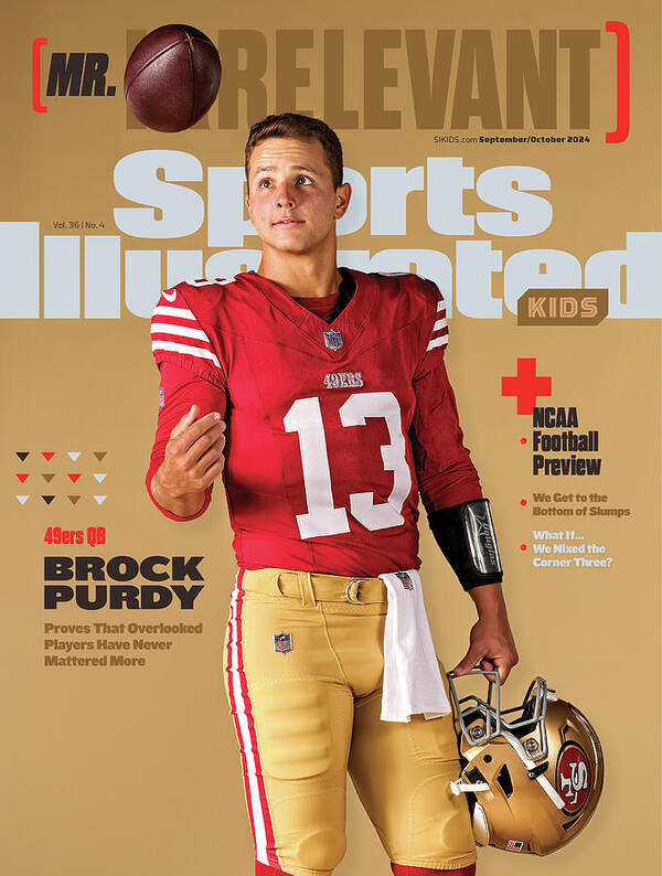 Mr. Relevant - San Francisco 49ers QB Brock Purdy Cover Art Print 