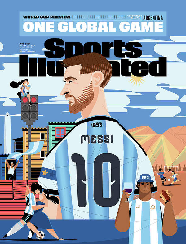 Lionel Messi World Cup Preview Art Print