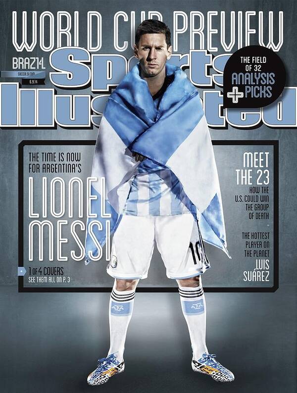 Lionel Messi World Cup Preview Art Print