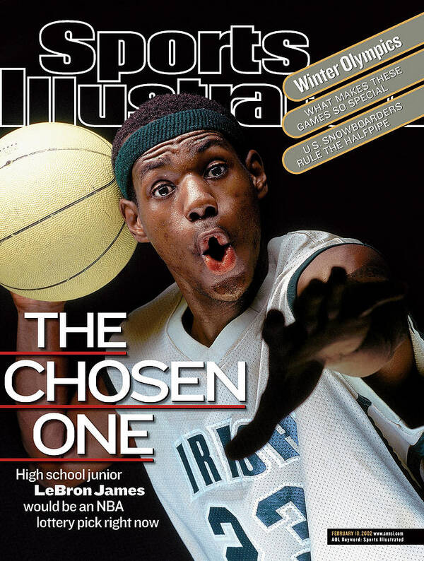 LeBron James: The Chosen One Art Print featuring the photograph The Chosen One St. Vincent-st. Mary High LeBron James Sports Illustrated Cover by Sports Illustrated LeBron James: The Chosen One Art Print featuring the photograph The Chosen One St. Vincent-st. Mary High LeBron James Sports Illustrated Cover by Sports Illustrated