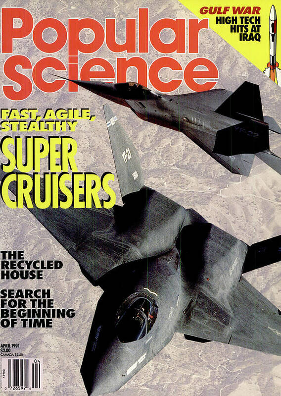 Popular Science Magazine Cover April 1991 Issue Art Print
